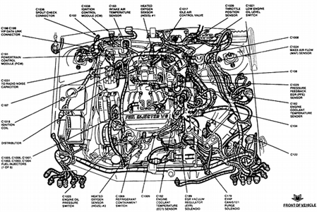 1997 Mercury Sable Engine Diagram