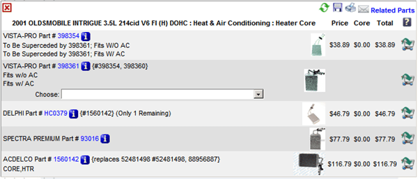 SOLVED: How much does a heater core cost - Fixya