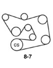 Belt diagram for 2000 mustang GT - Fixya