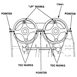 Diagram for timing belt 97 honda crv 2.0 - Fixya