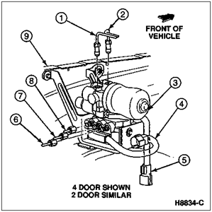 SOLVED: Im looking for a brake line diagram of all the - 1999 Ford F150