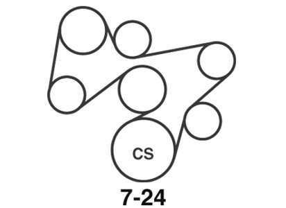 SOLVED: Serpentine belt diagram for 1997 jeep cherokee - Fixya