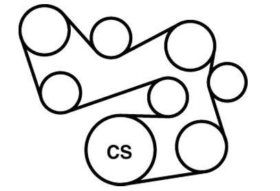 SOLVED: 1999 Oldsmobile Alero Serpentine Belt diagram - Fixya