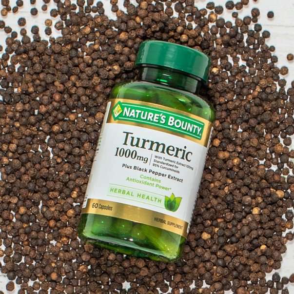 Nature’s Bounty® Turmeric 1,000mg Plus Black Pepper Extract 60 Capsules