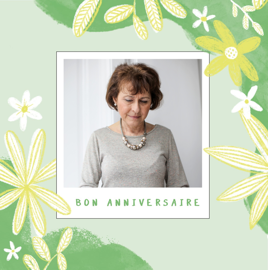 Carte anniversaire 80 ans répandez l’amour autour de