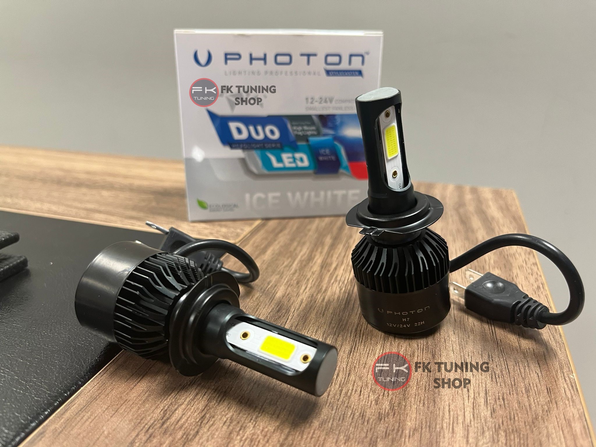 PHOTON DUO H7 LED XENON ŞİMŞEK ETKİLİ ICE WHİTE FK Tuning Shop Oto
