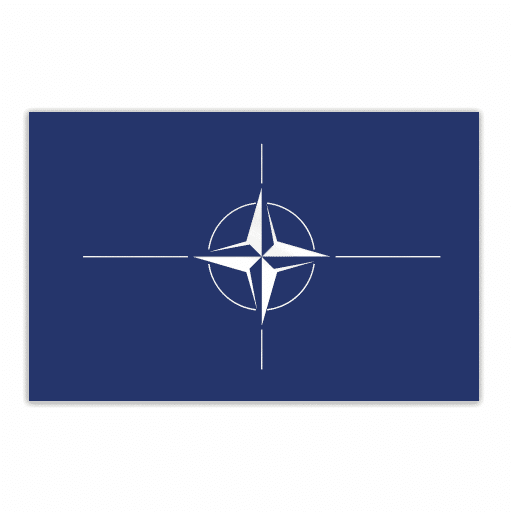 NATO Indoor Nylon Flag 4'x6'