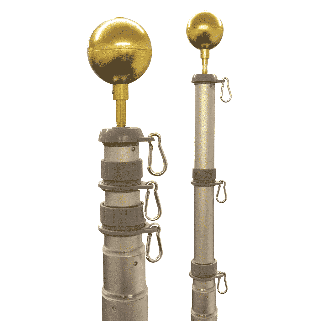 Flagpole Christmas Tree Light Kit For Telescopic Flagpoles Shelly