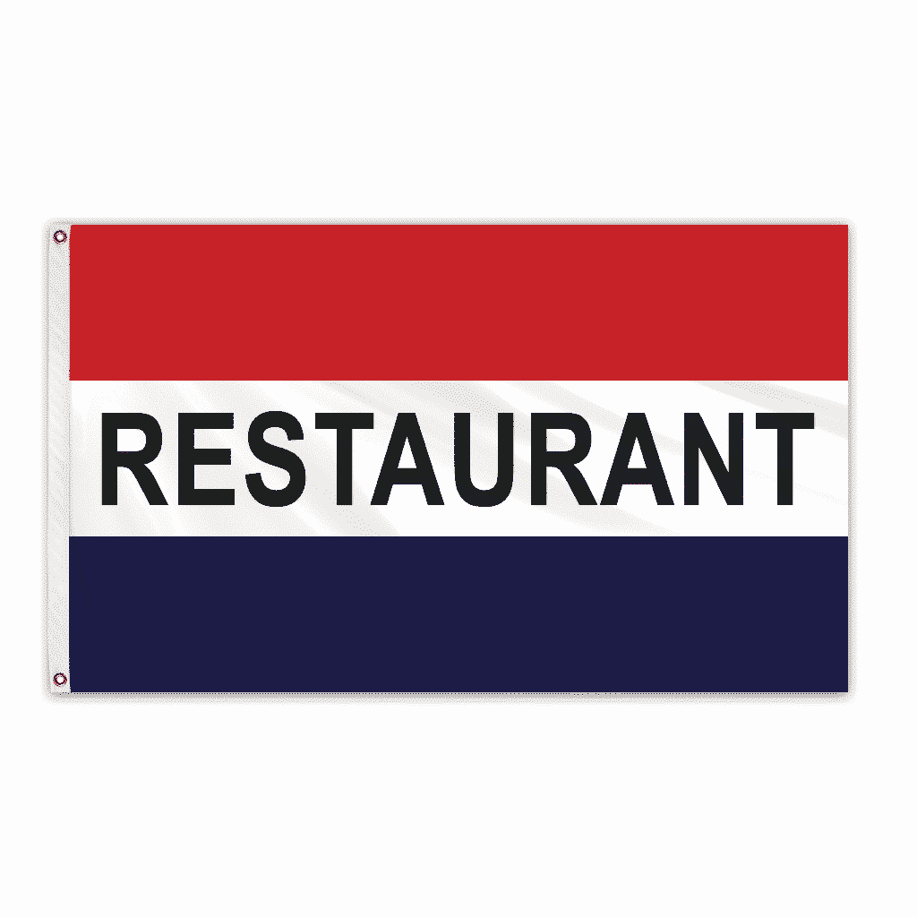 Restaurant Message Flag 3'x5' Standard Flag