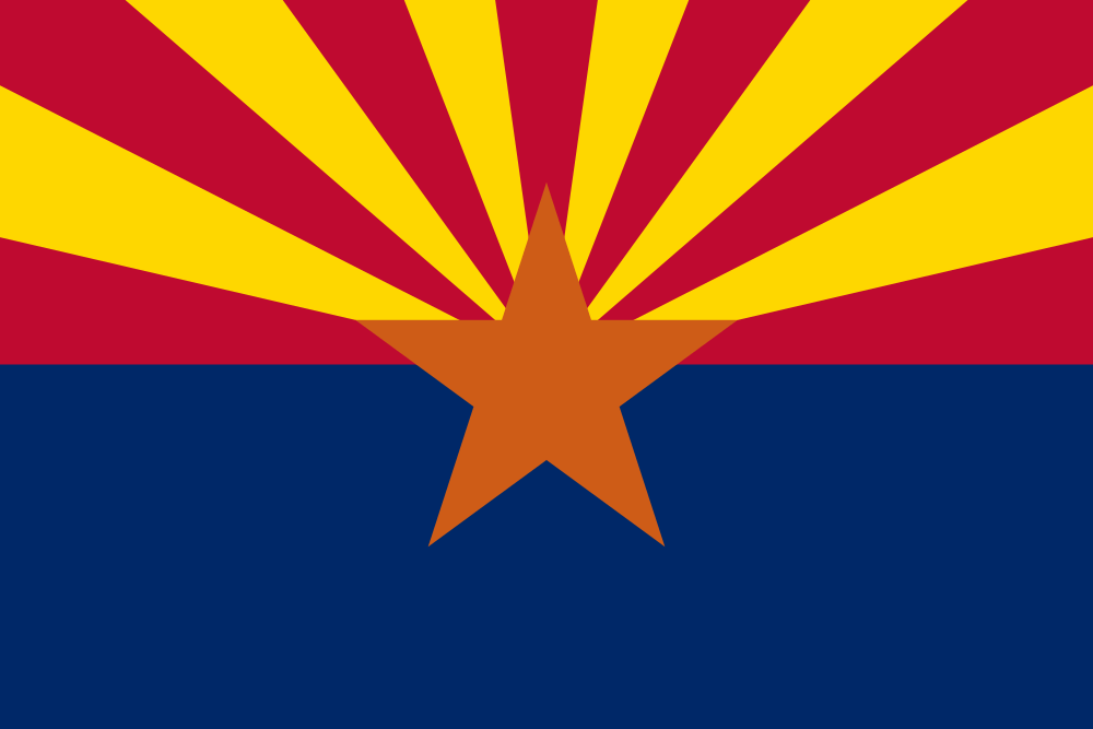 Arizona flag color codes