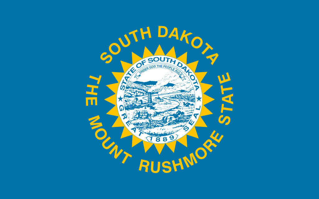 South Dakota flag color codes