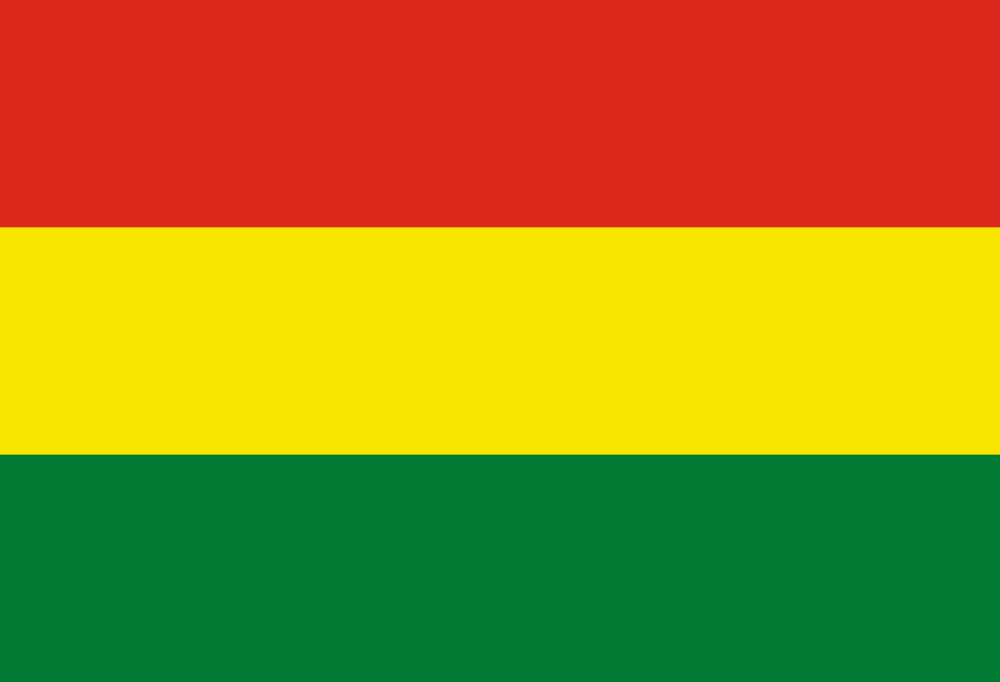 Bolivia flag color codes