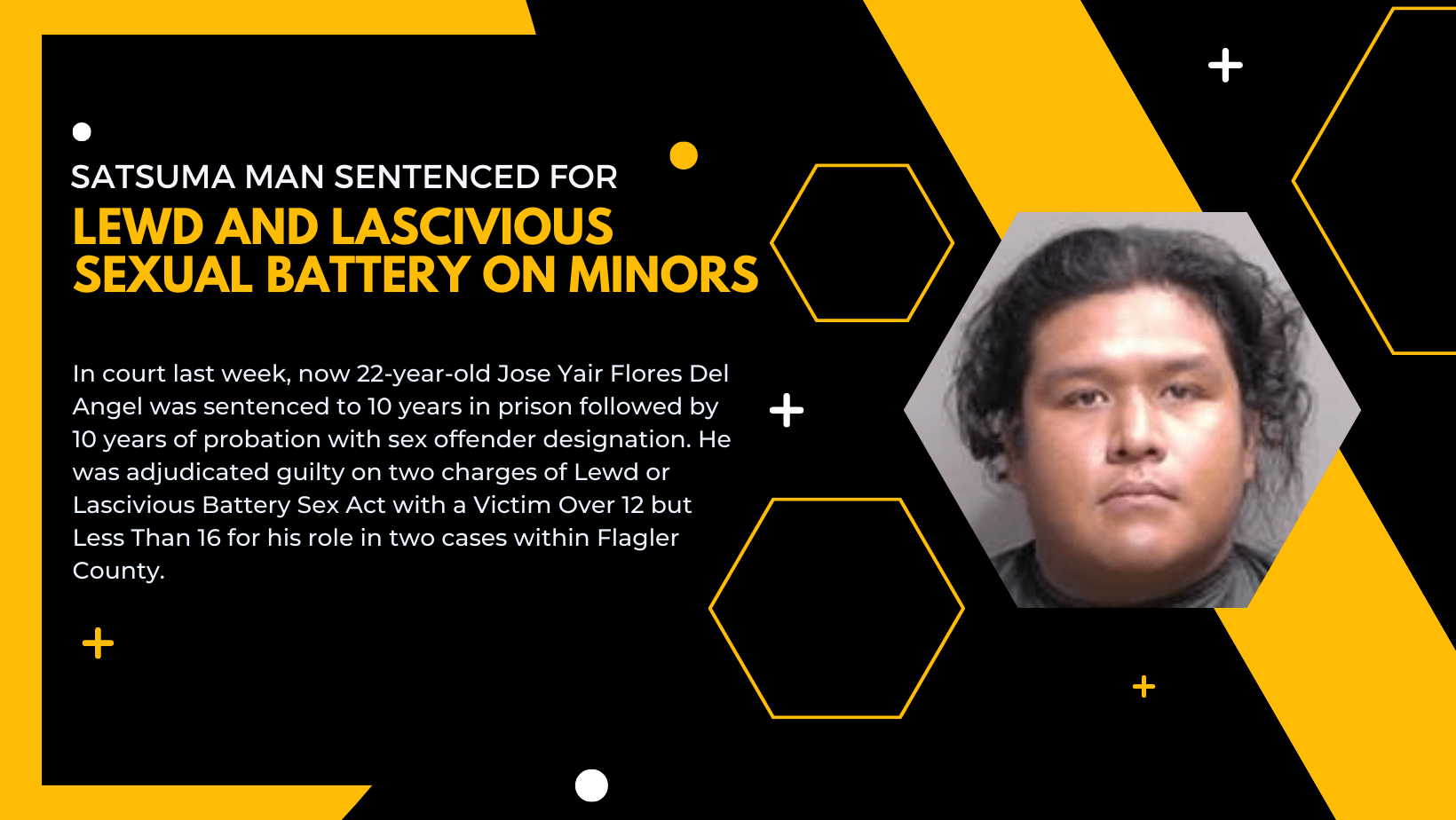 Satsuma Man Sentenced for Lewd and Lascivious Sexual Battery on Minors