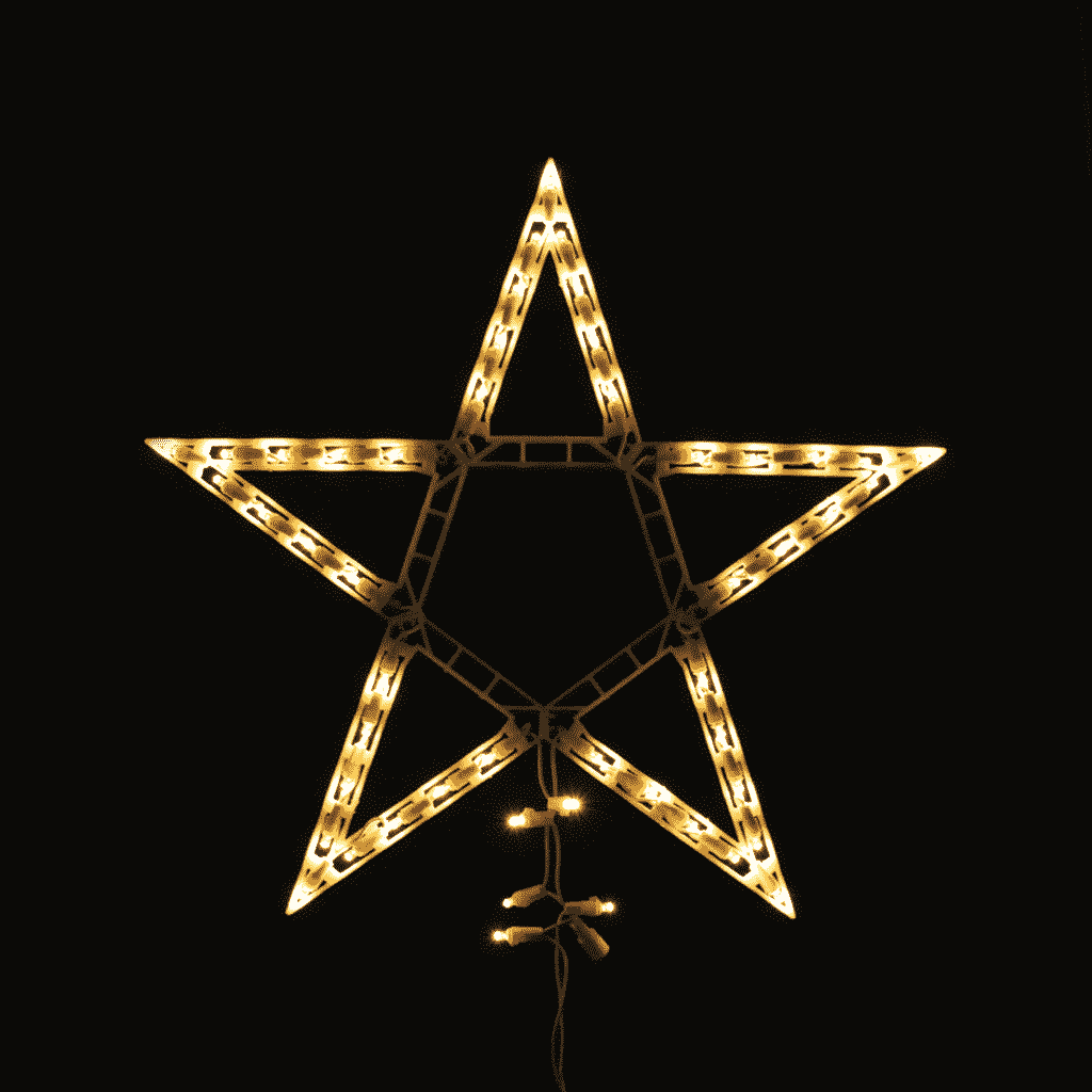 Lighted Star for Flagpoles Starry Night 19" Star