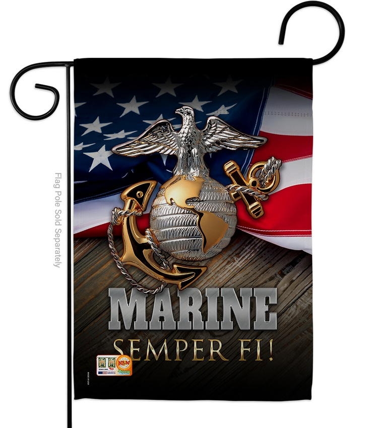 Marine Semper Fi Garden Flag & more garden flags at