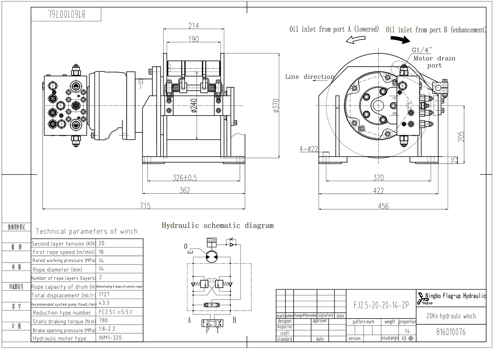 China Marine hydraulic winch, Marine hydraulic windlass Manufacturer