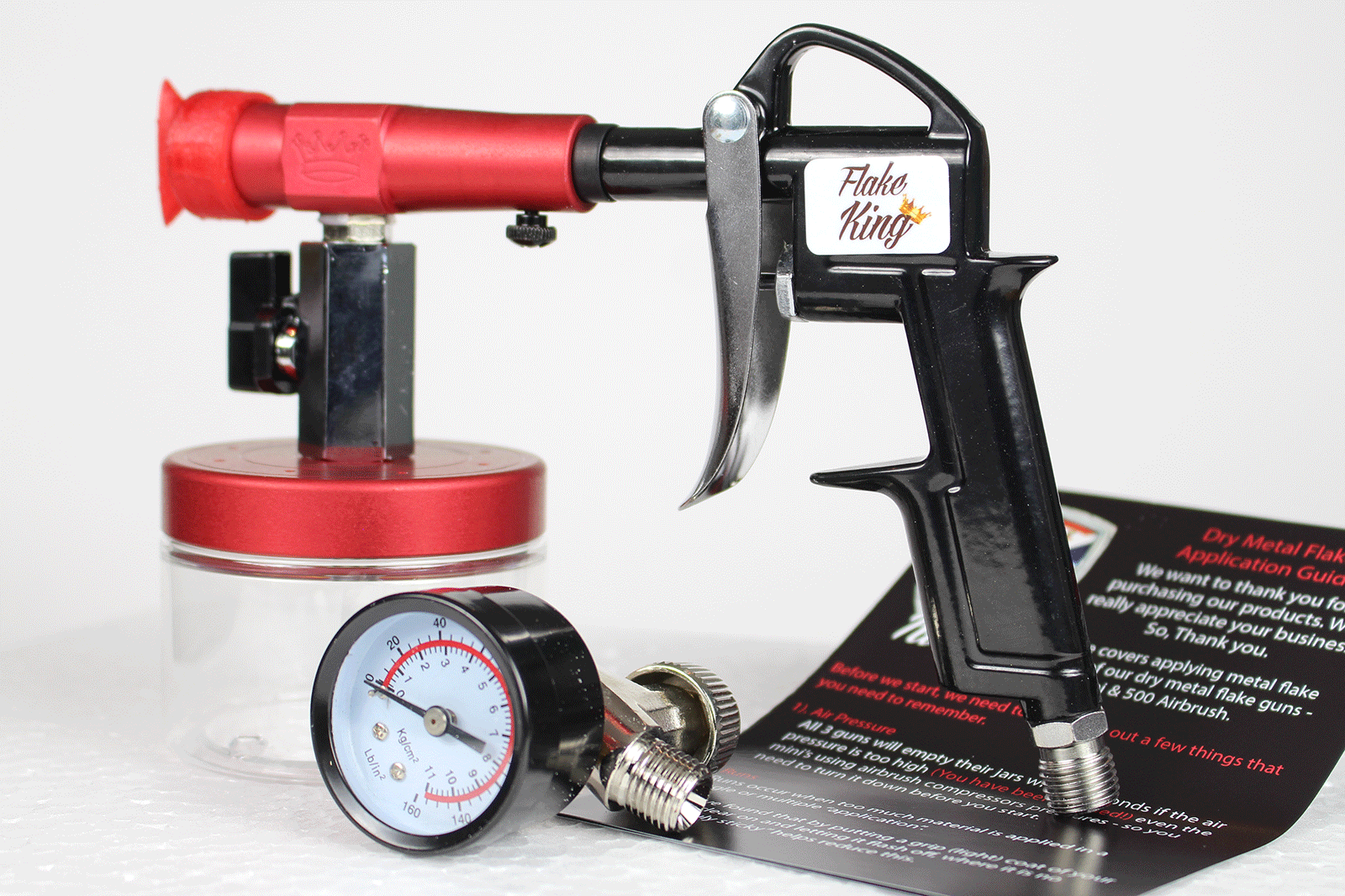 Flake King 1000 Dry Metal Flake Gun