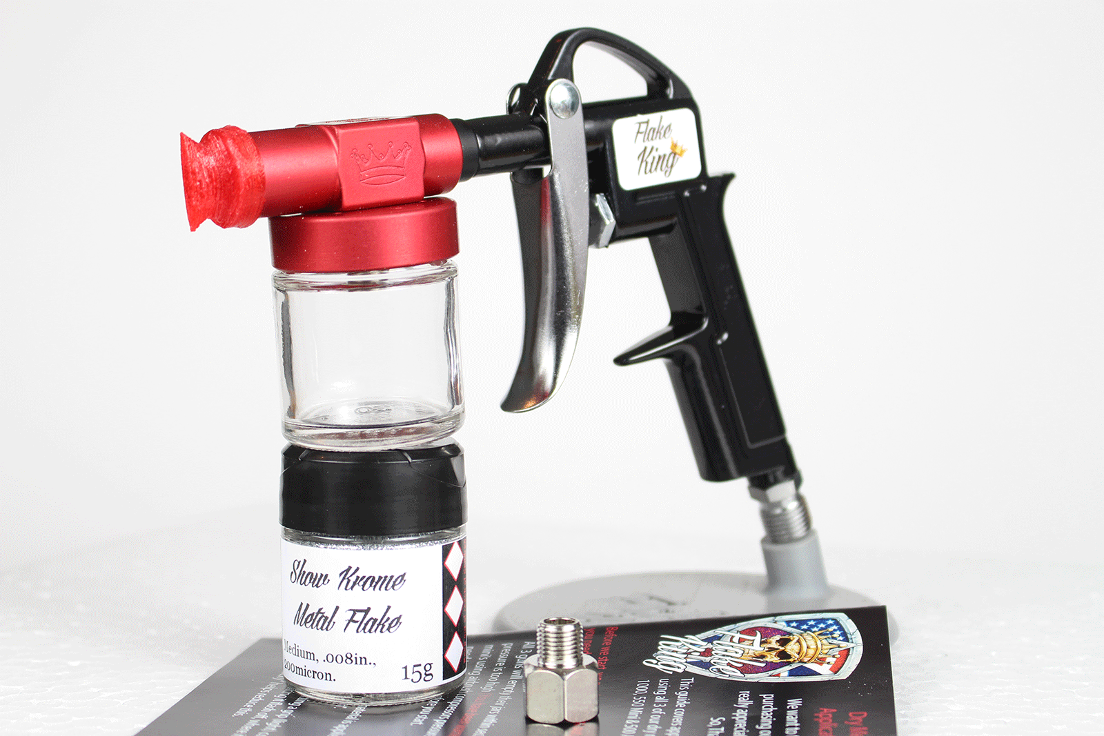 Flake King 550 Mini Dry Metal Flake Gun