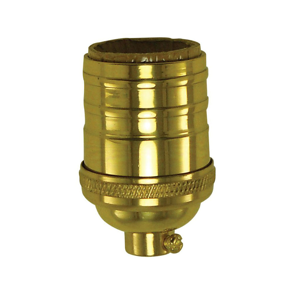 Solid Brass Medium Base Socket | Copper Gas & Electric Lanterns