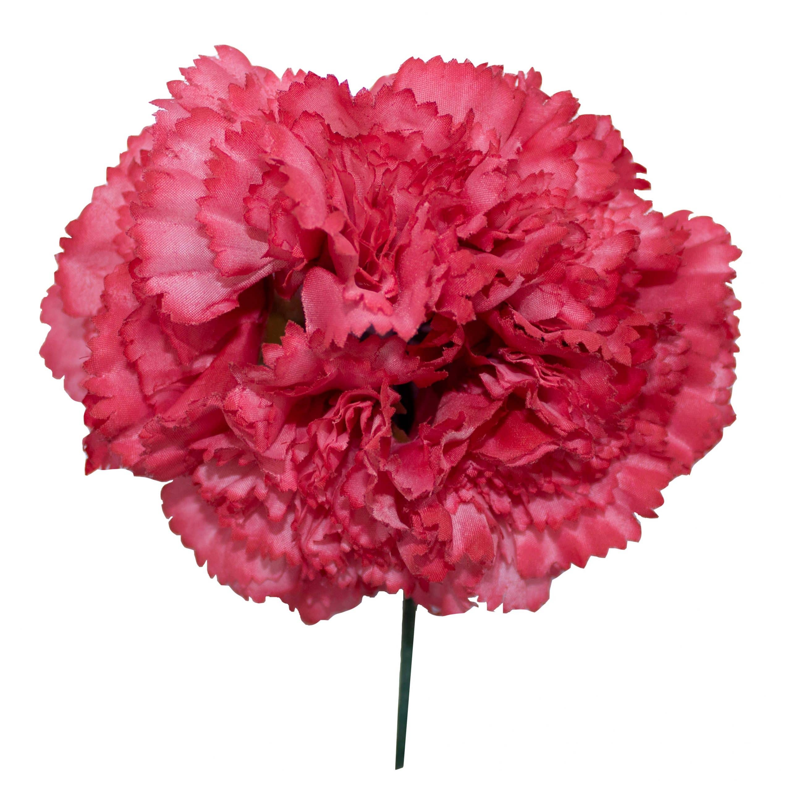 Ramillete de claveles de color Rojo Carmín >>> Moda flamenca Flores y complementos de flamenca