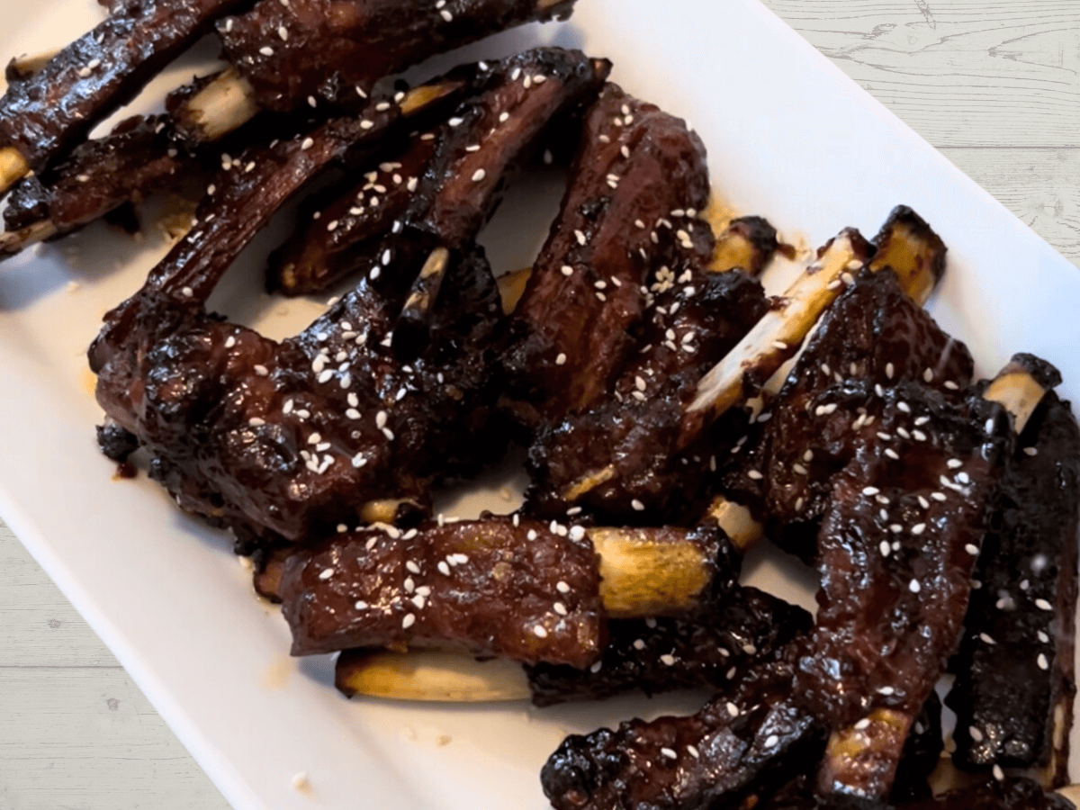 Sticky Lamb Riblets Recipe Flannery Beef