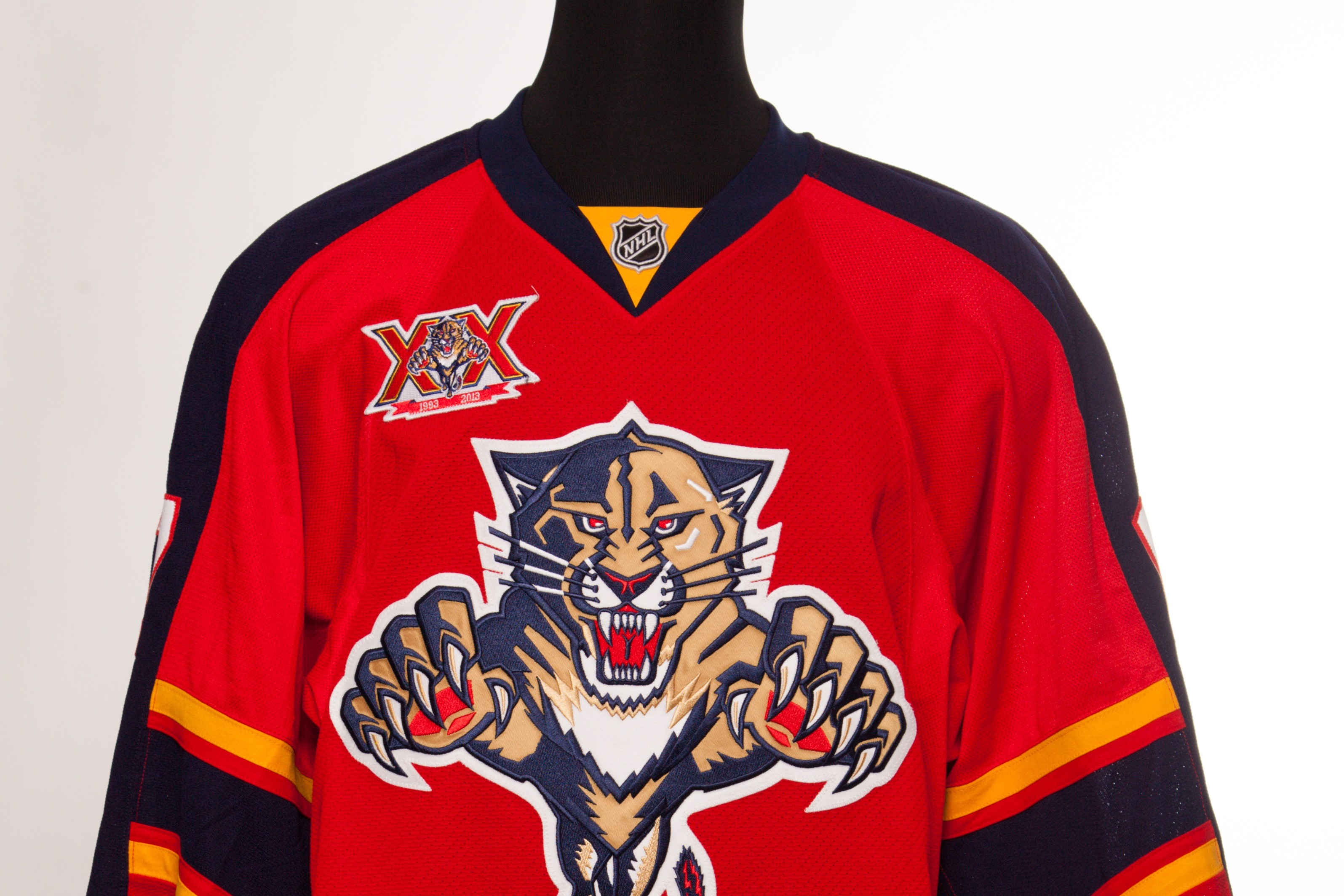 PANTHERS 20th ANNIVERSARY JERSEY, 2013 Florida Panthers Virtual Vault