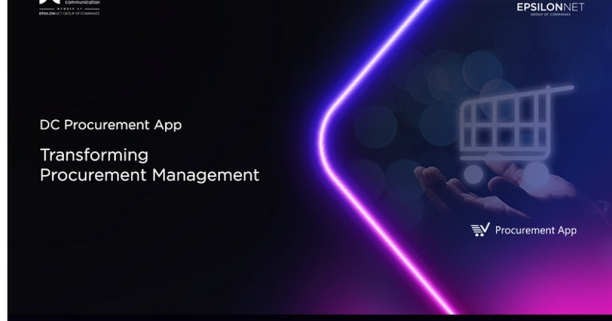 Εξοικονομώντας Χρόνο και Πόρους με το DC Procurement Αpp, λύση