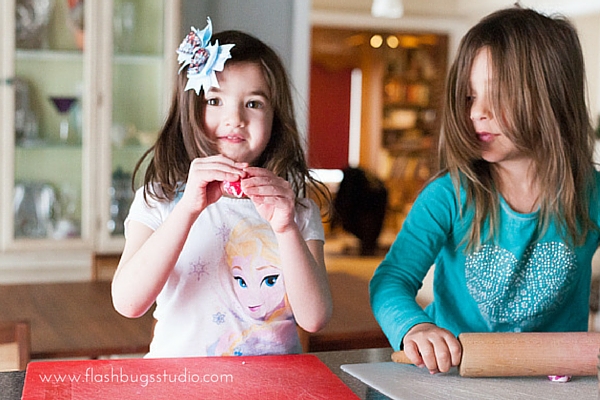 Make an easy monogrammed kids' friendship necklace with polymer clay.