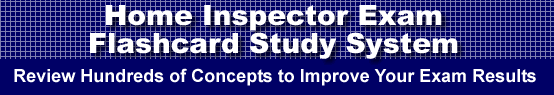 Home Inspector Exam Flashcards Study System [Order Form]