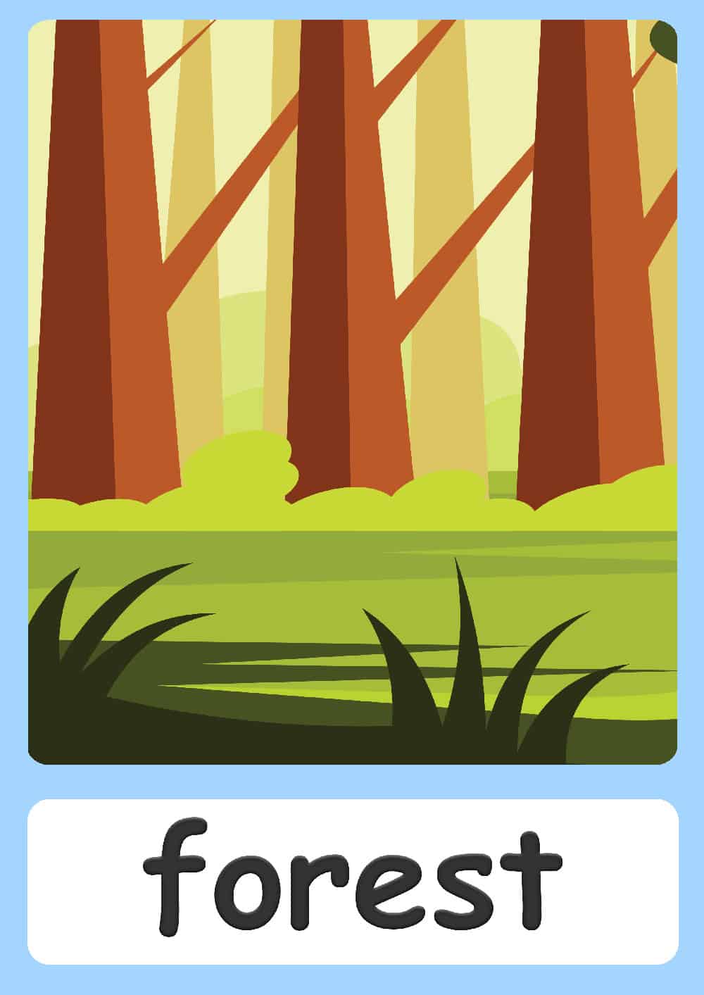 Places flashcards for kids! Teach places in the city and the countryside!