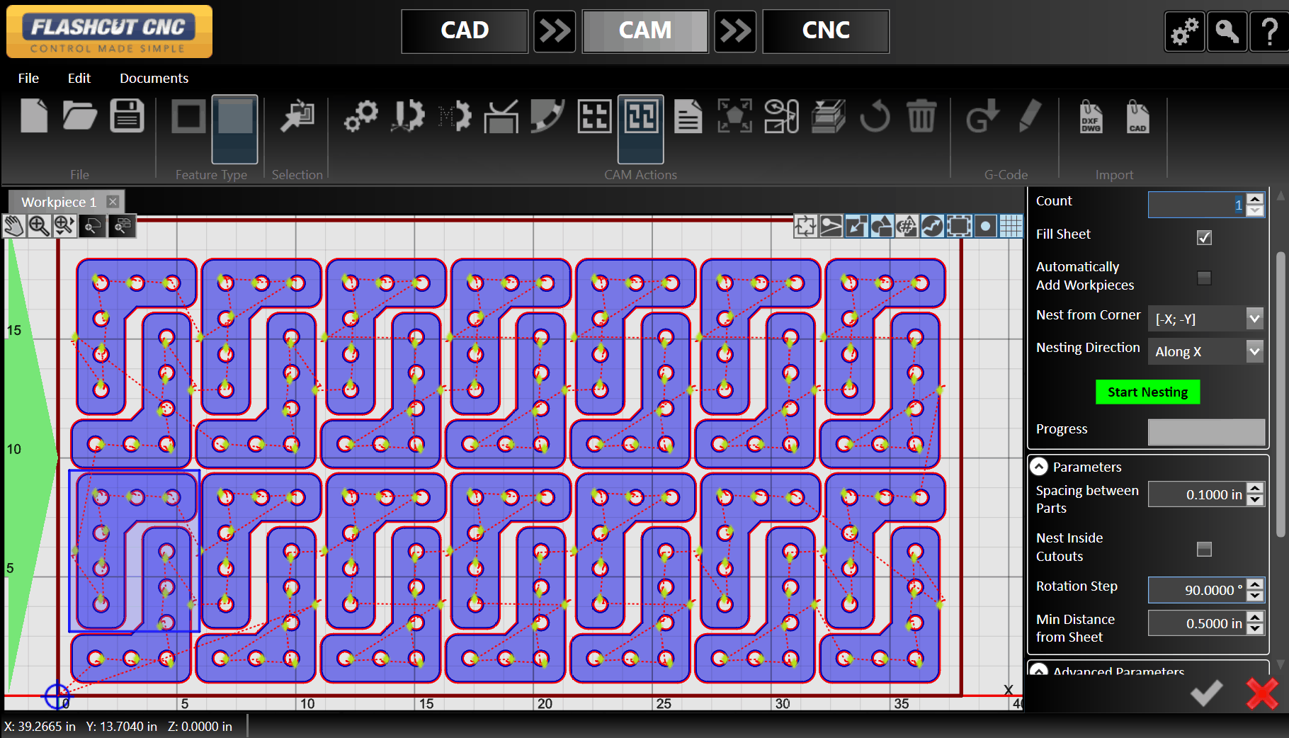 FlashCut CAD/CAM/CNC V8 Pro for Plasma and OxyFuel FlashCut CNC