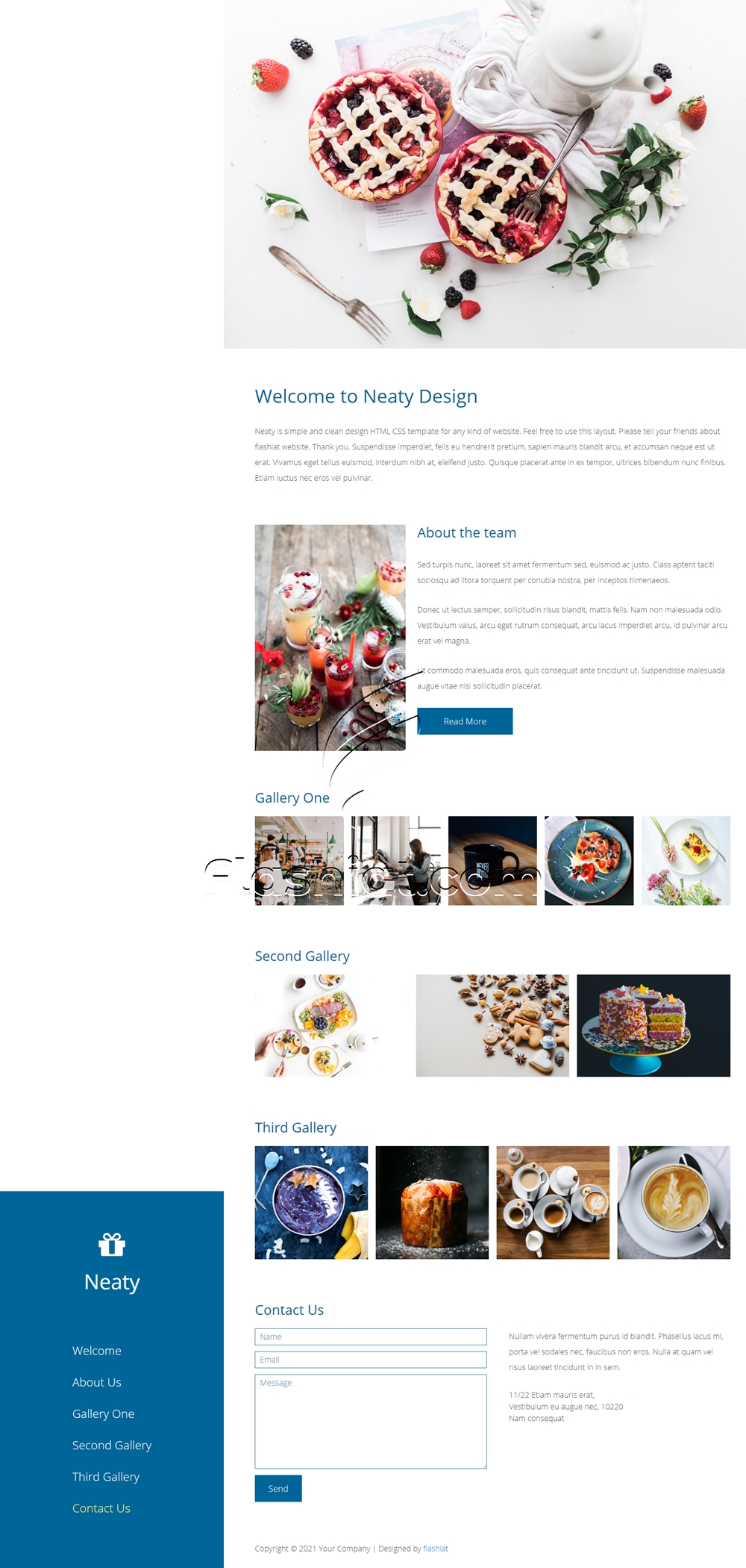 Neaty Free HTML5 & CSS Template Flashiat Neaty Free HTML5 & CSS Template Flashiat
