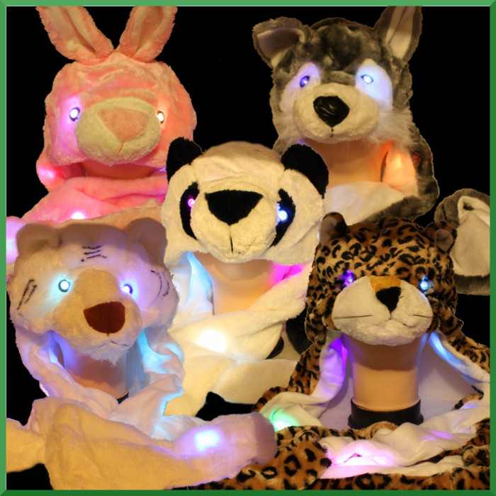 Flashing LED Light Up Gemstone Silver Child/Adult Silver Costume Tiara