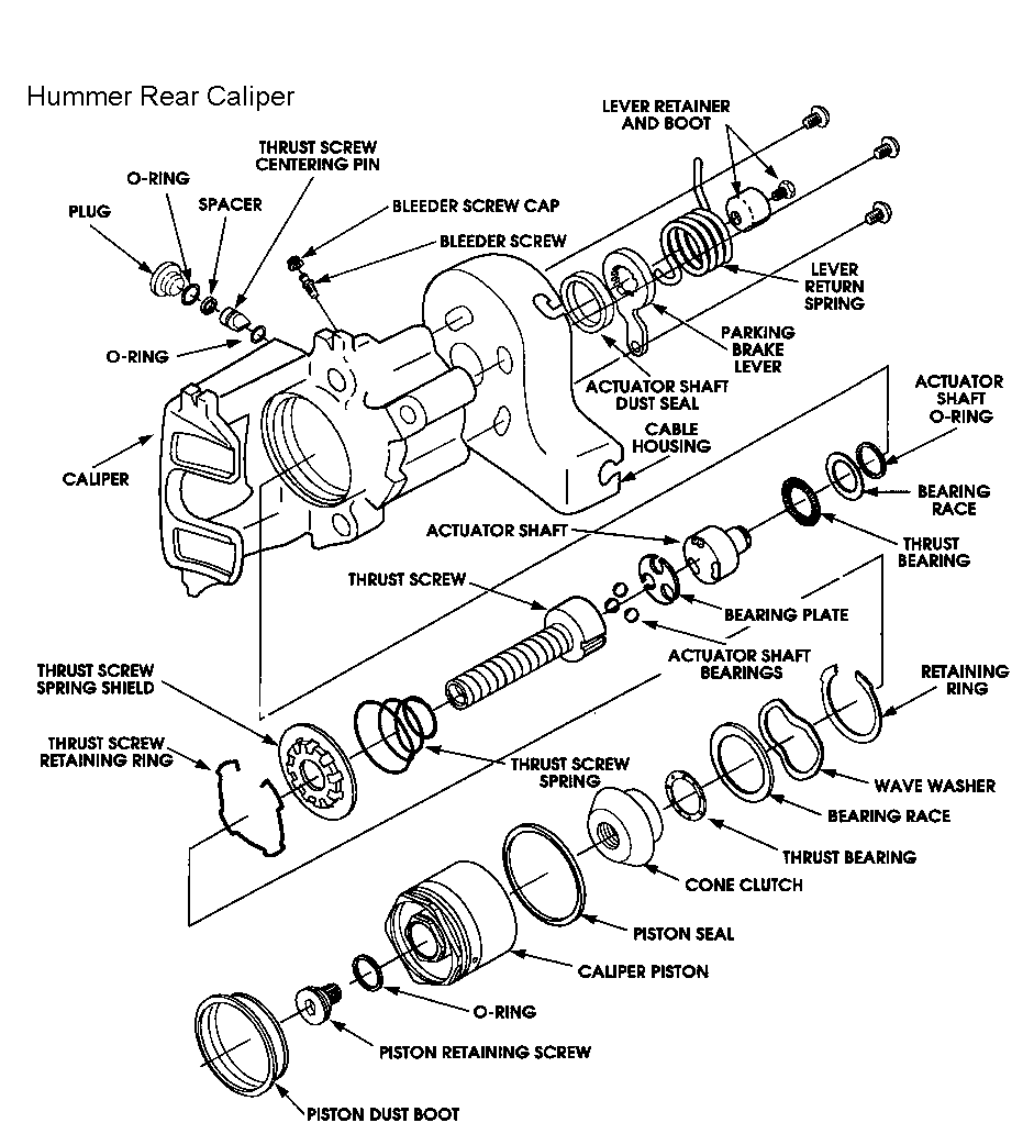 Rear Caliper Overhaul