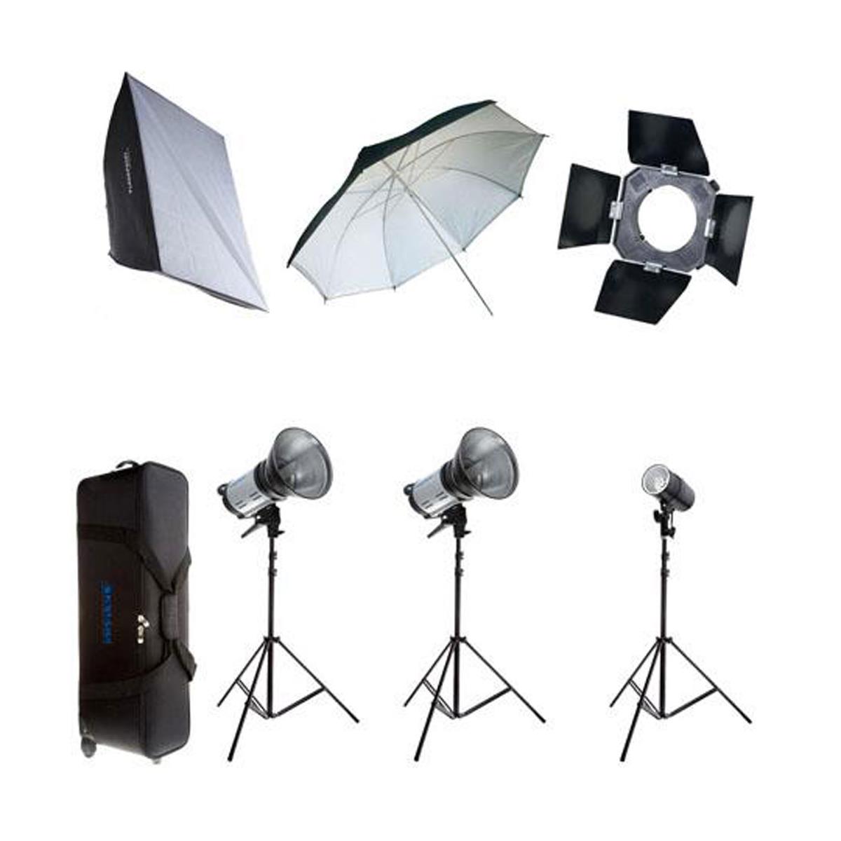 Flashpoint 3 Light Strobe Outfit 3203X Flashpoint Photography Lighting