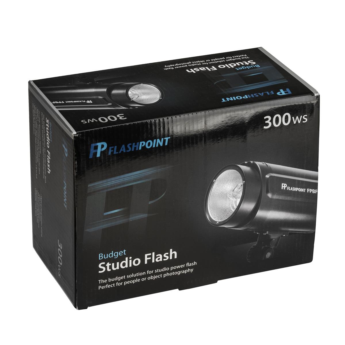 Flashpoint Budget Studio Monolight Flash, 300 Watt Seconds Flashpoint