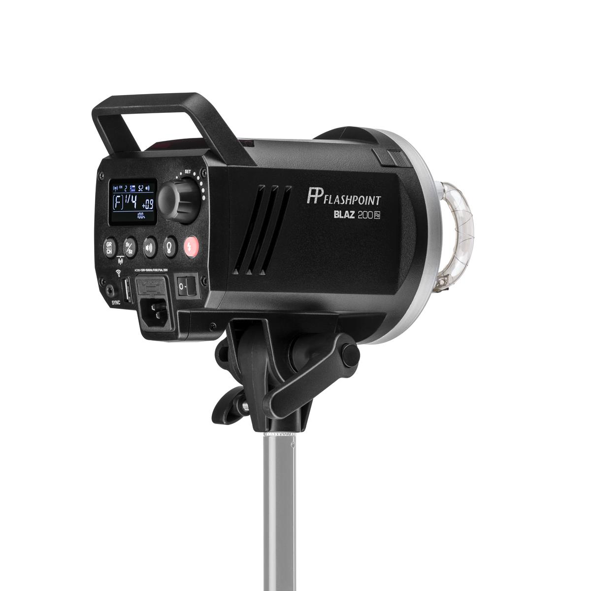 Flashpoint BLAZ 200 R2 Studio monolight with Bowens Mount Godox MS200