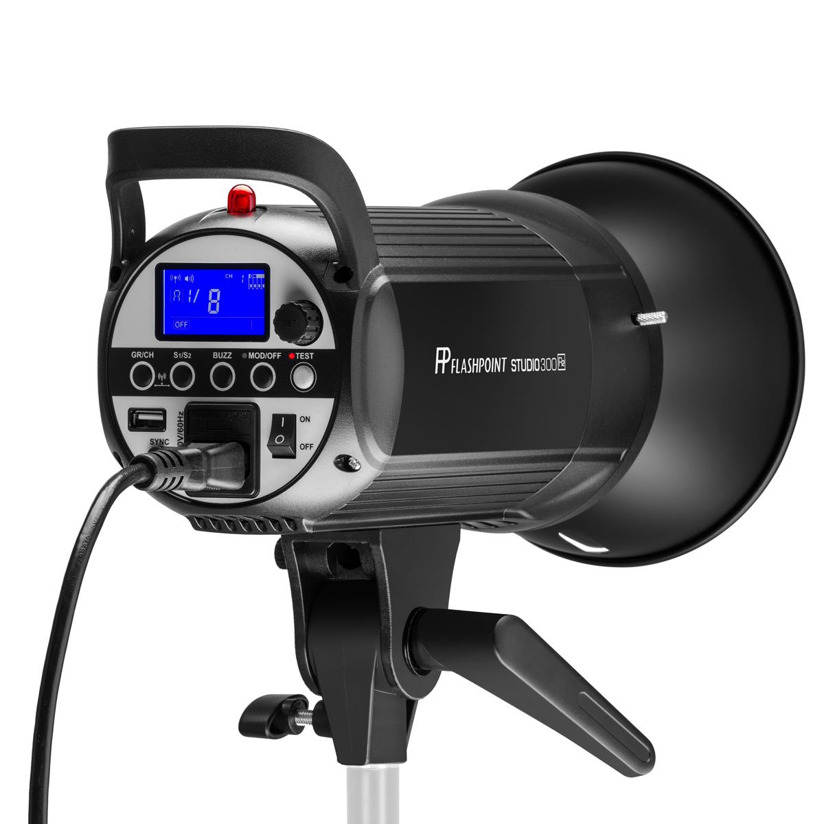 Flashpoint Studio 300 Monolight with Builtin R2 Radio Flashpoint