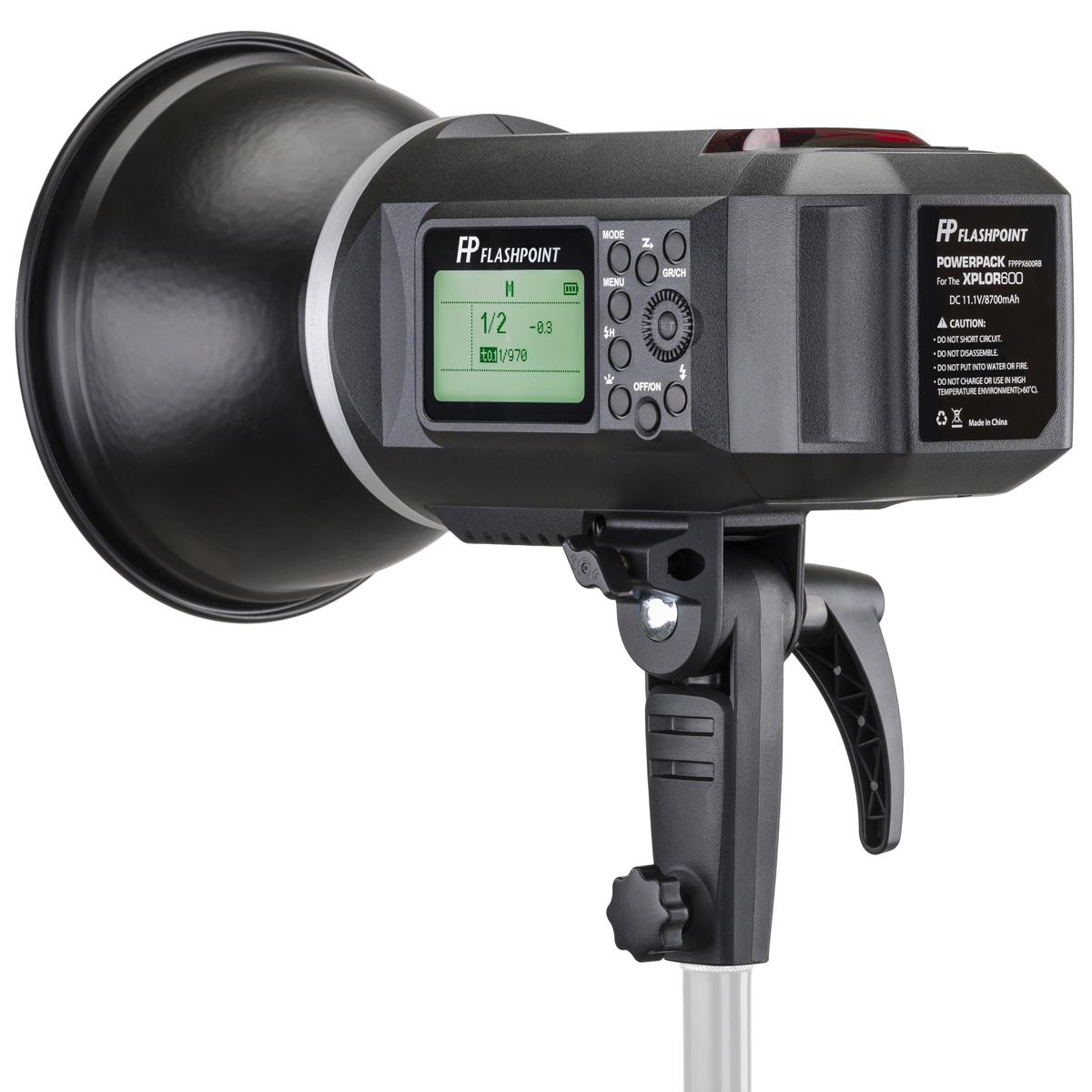 Flashpoint XPLOR 600 HSS BatteryPowered Monolight Bowens Mount