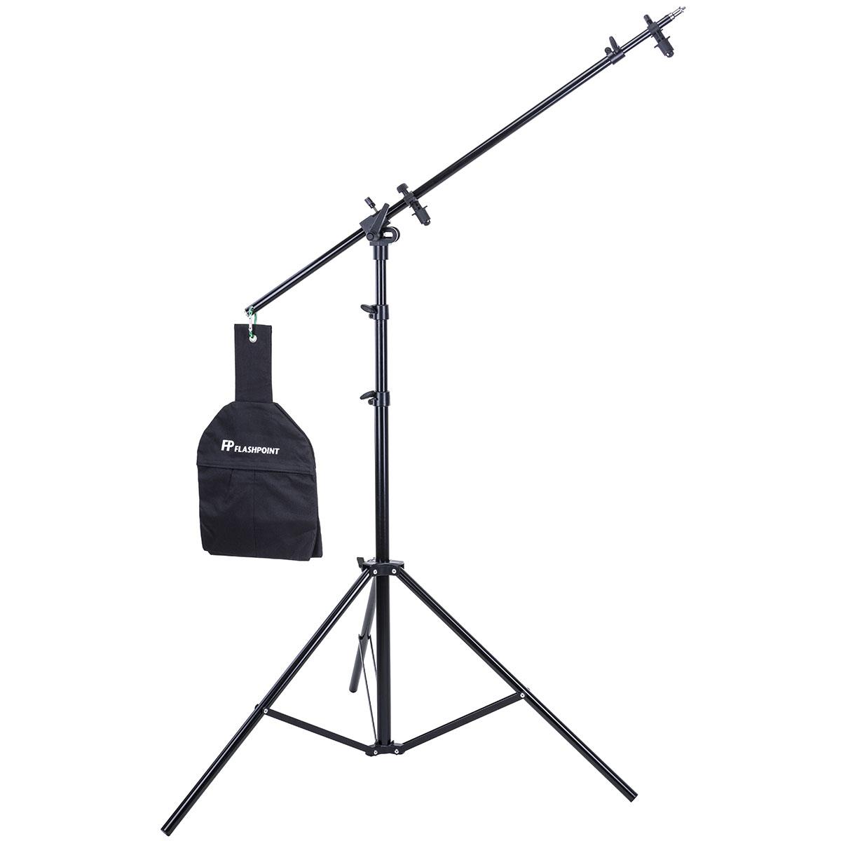 Flashpoint 11.5′ 5Section Super Light Stand/Boom Extension/Reflector