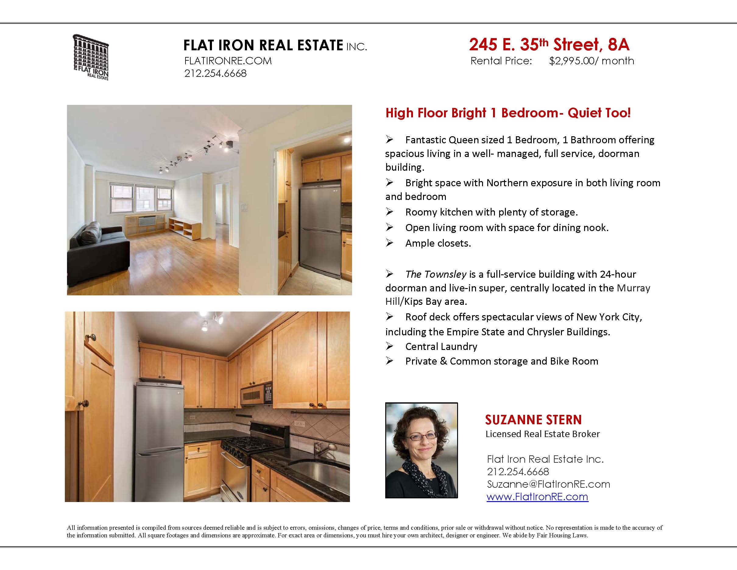 Showsheet Flat Iron Real Estate