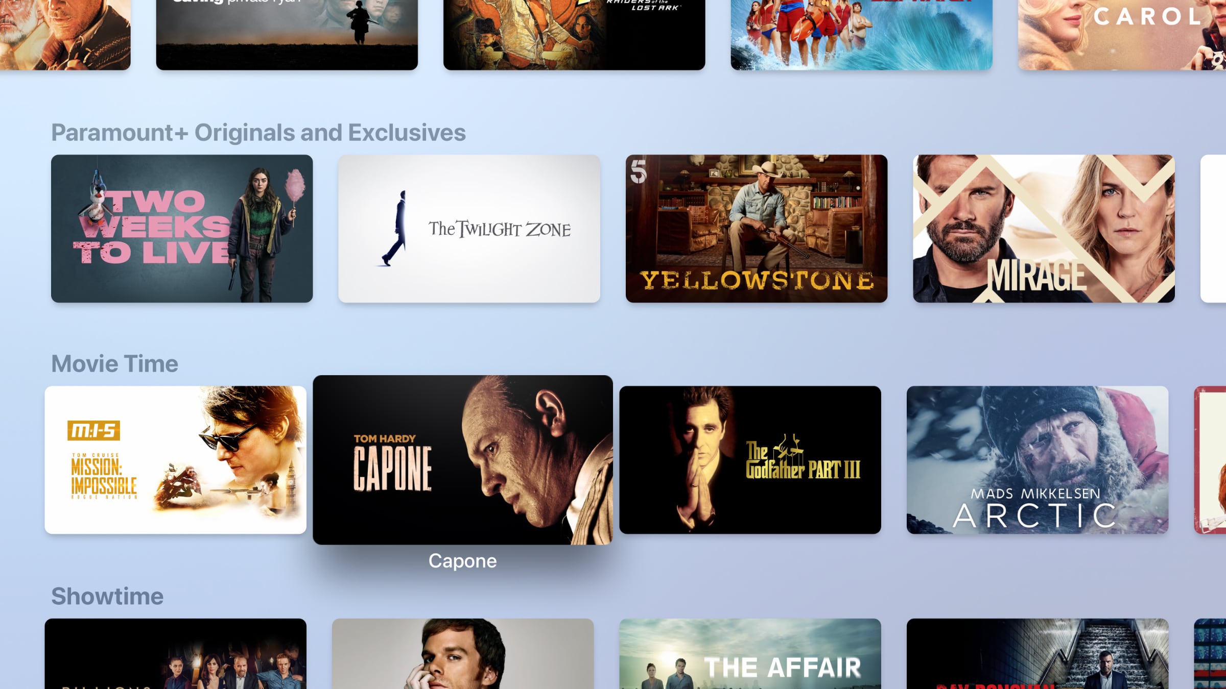 Paramount+ Apple TV