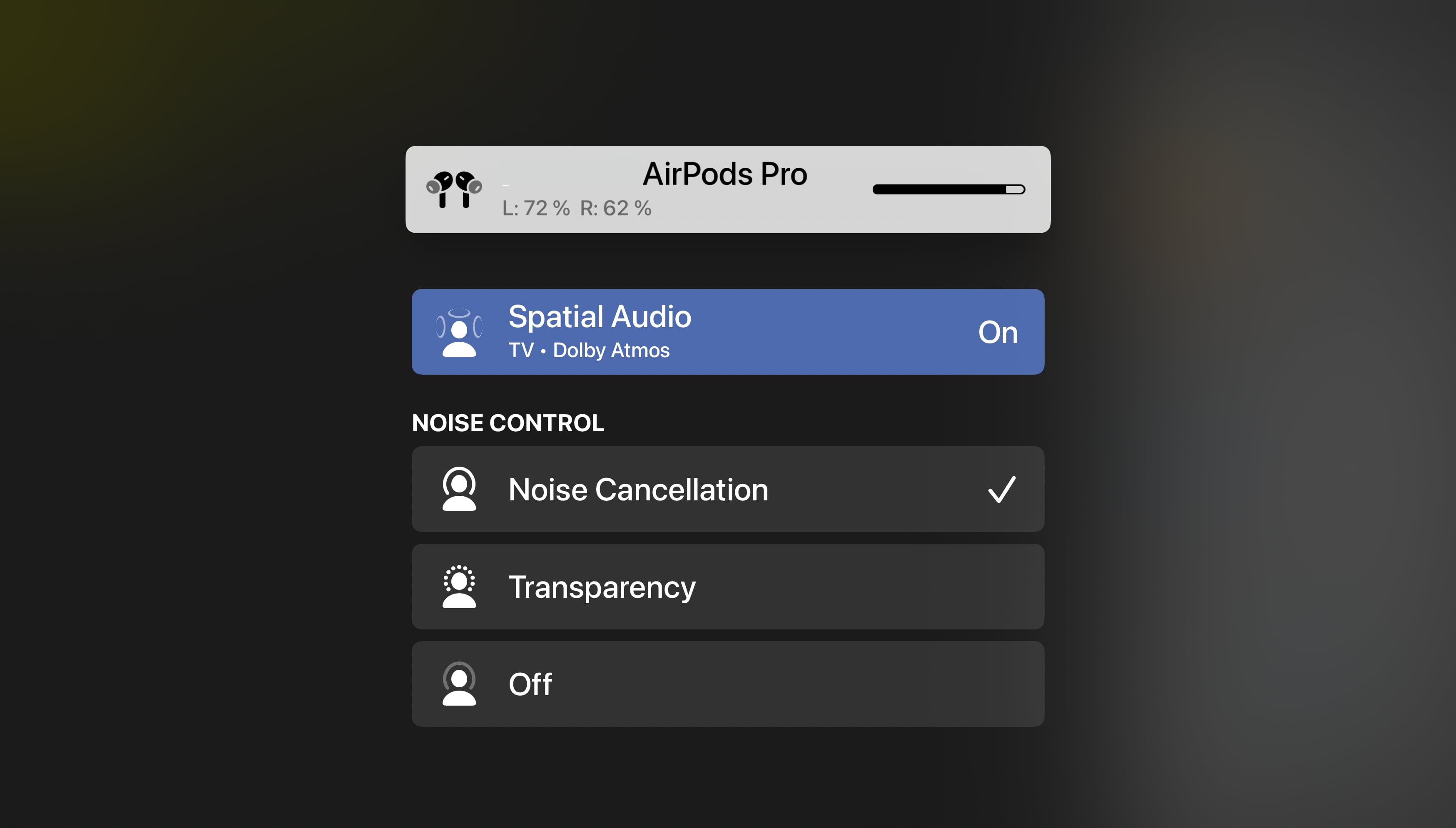 apple tv dolby atmos headphones