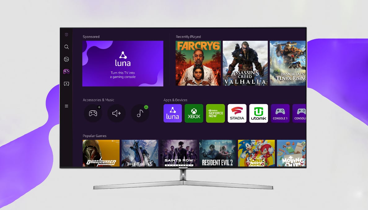 Amazon's Luna Game Streaming Service Is Coming To Samsung's Gaming Hub