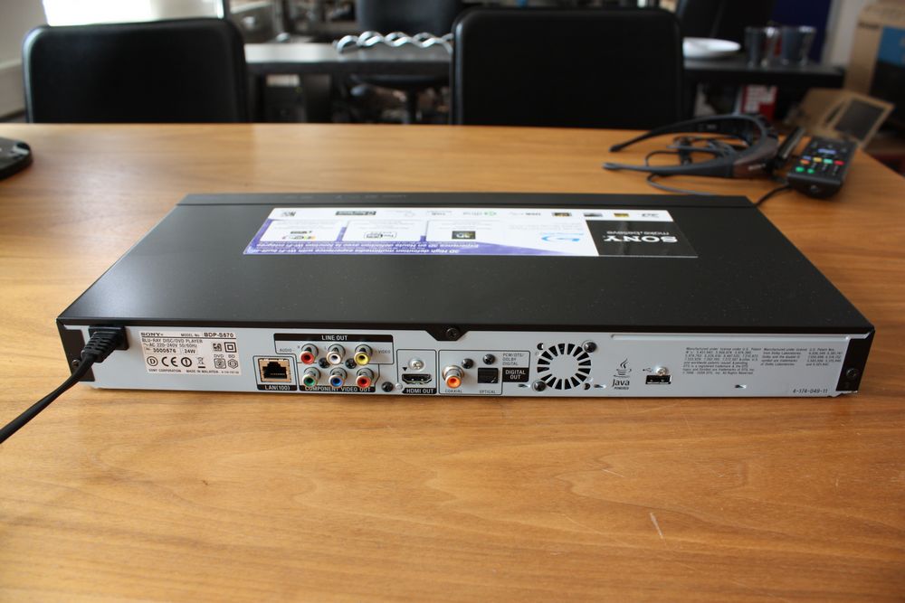 Sony BDPS570 3D Bluray preview FlatpanelsHD