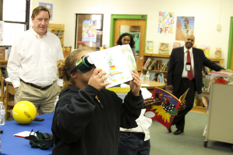 Braille Literacy Day at Woodville Elementary