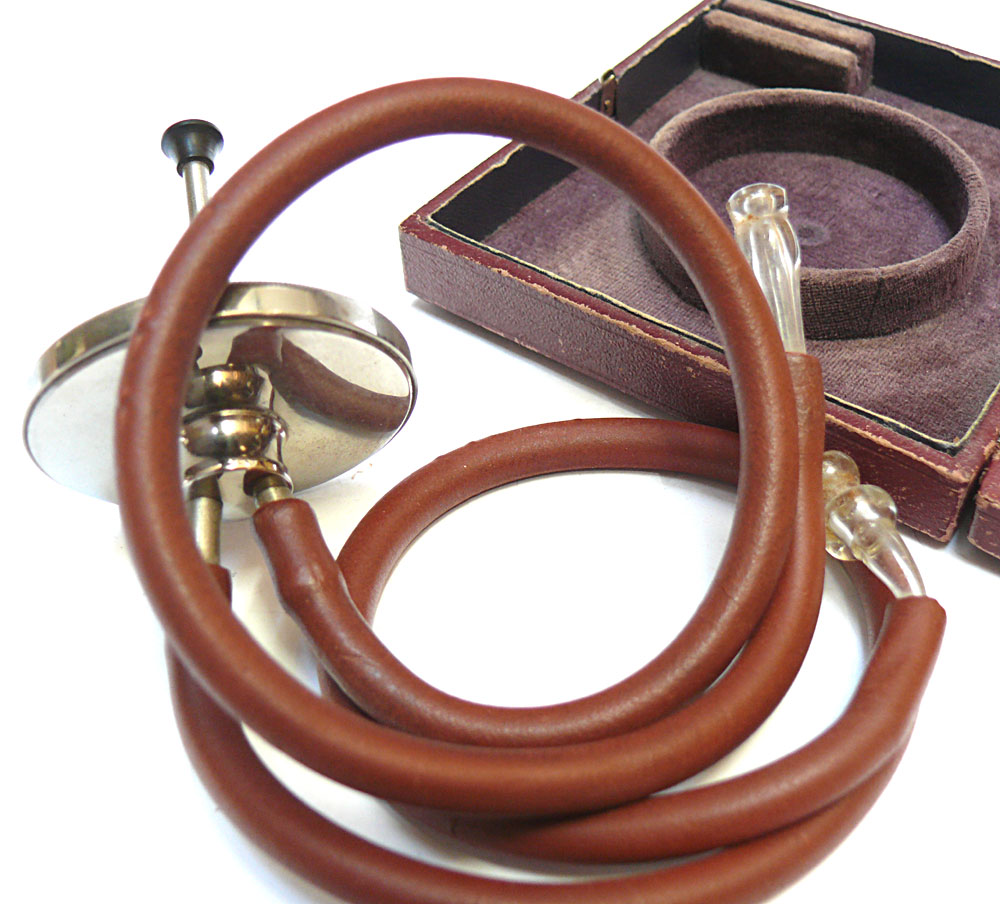 for sale medical medicine ear nose throat stethoscope doctor Fleaglass