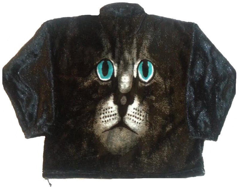 Kitten Cat Face jacket, Kitten Cats Fleece Print Jacket