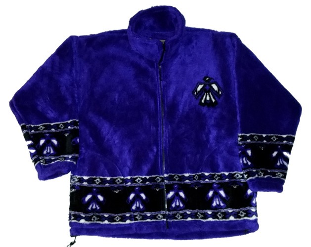 Thunderbird Native American Jacket, Thunderbird Navtive American Fleece