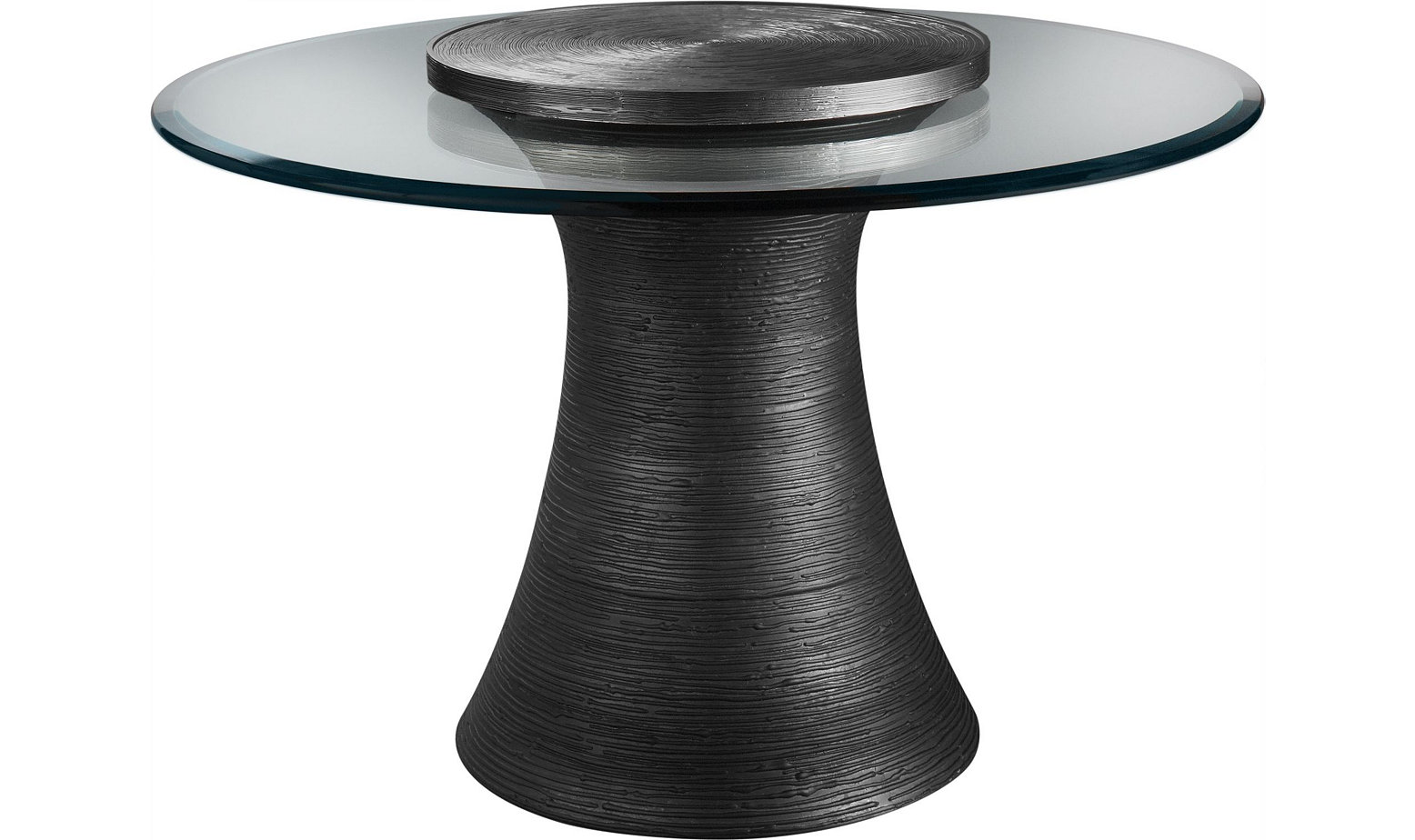 Baker Katoucha Center Table w/ 24" Lazy Susan Flegel's Home Furnishings